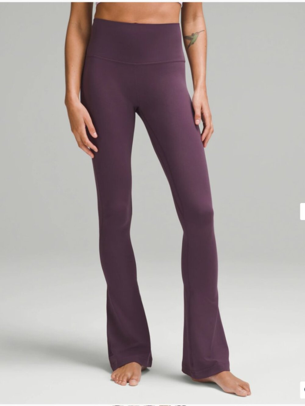 Lululemon NWT Align High-Rise Mini-Flared Pant Grape Thistle Size 12